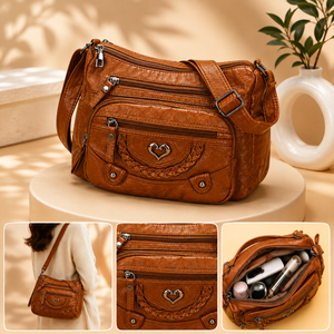 Buy One Get One Free -- Women's Soft PU Crossbody Bag – Multiple Pockets for Perfect Organization