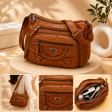 Buy One Get One Free -- Women's Soft PU Crossbody Bag – Multiple Pockets for Perfect Organization