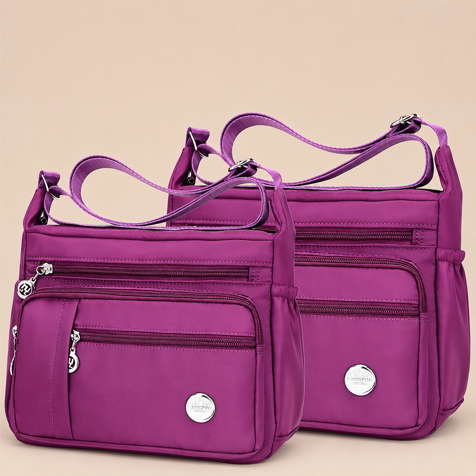 [Buy One Get One Free] Multi-layer Shoulder Straps Large Capacity Nylon Hangbag