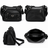 Buy One Get One Free -- Women's Soft PU Crossbody Bag – Multiple Pockets for Perfect Organization